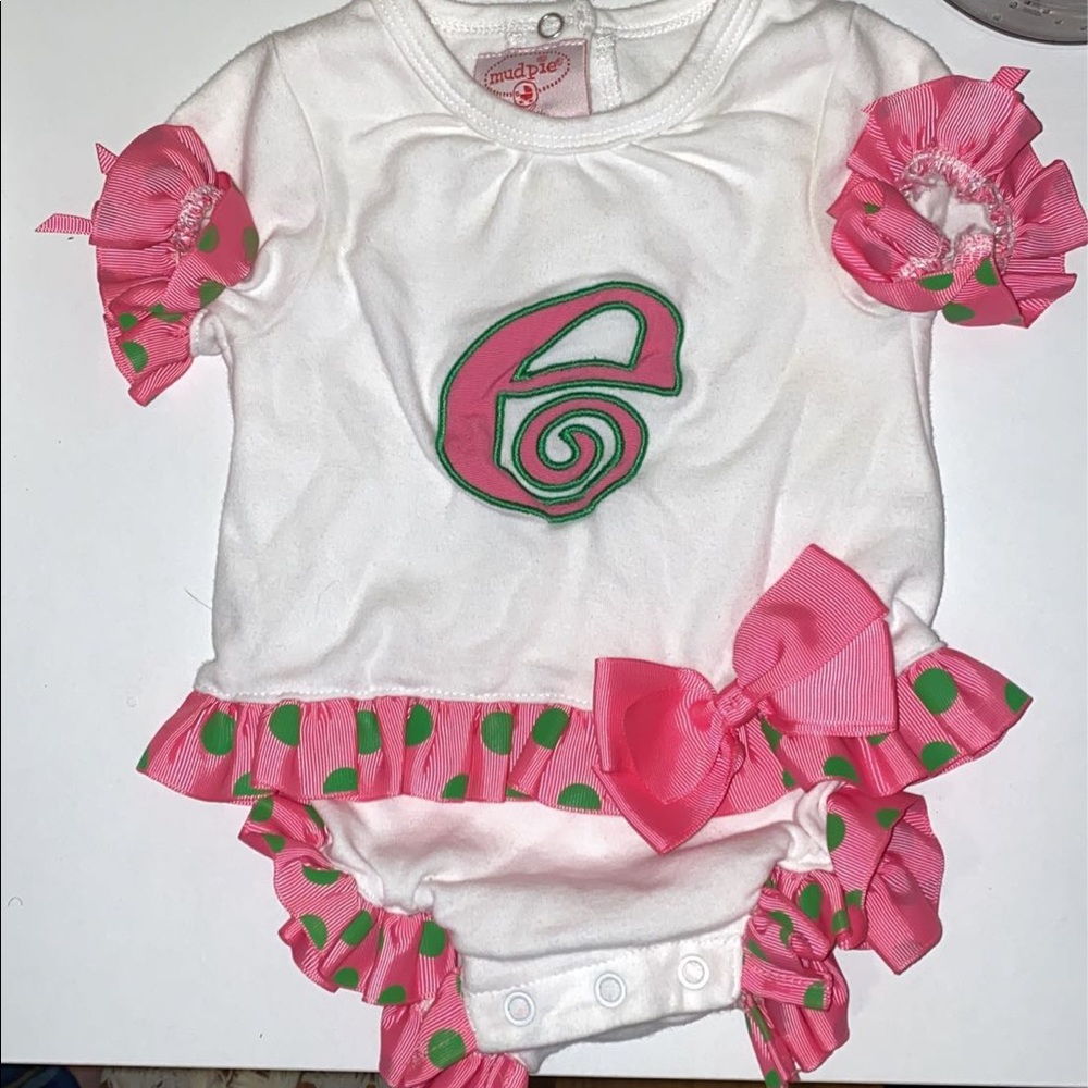 Monogrammed onesie